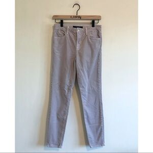 J Brand Purple Corduroy Skinny Pants